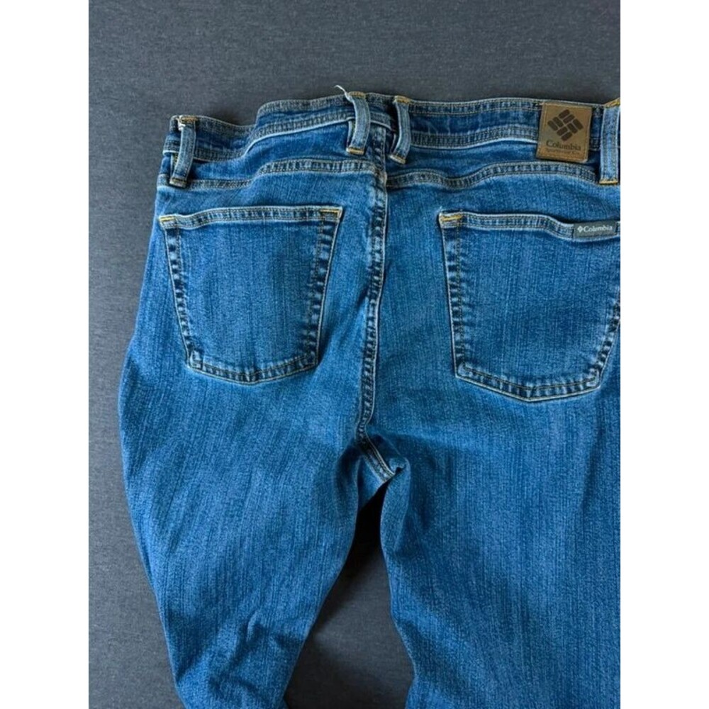 Columbia Mens 34x30 Ten Falls Slim Fit Denim Jeans Medium Wash Stretch - Picture 16 of 16